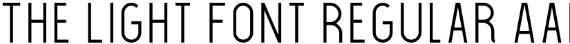 The Light Font Regular font