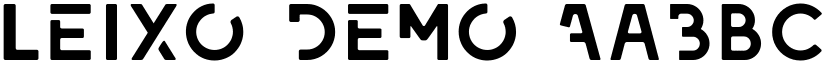 LEIXO DEMO font