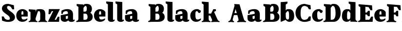 SenzaBella Black font