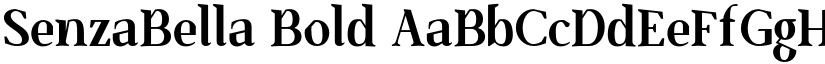 SenzaBella Bold font