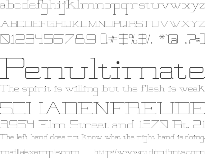 Brooklyn font preview