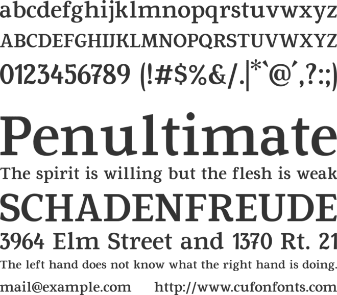 Fowviel font preview