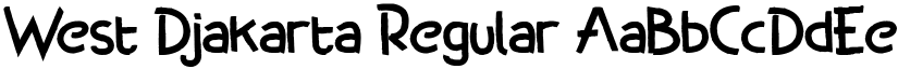 West Djakarta Regular font