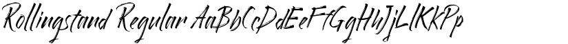 Rollingstand Regular font