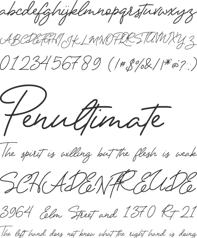 Manttulcuy font preview