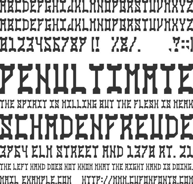 Dr Mingo font preview