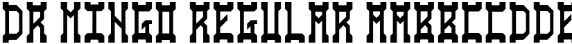 Dr Mingo Regular font