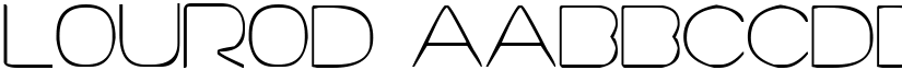 lourod font