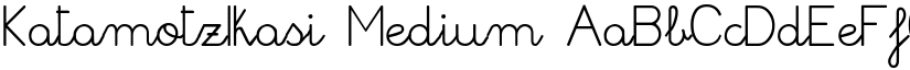 KatamotzIkasi Medium font