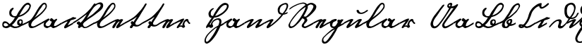 Blackletter Hand Regular font