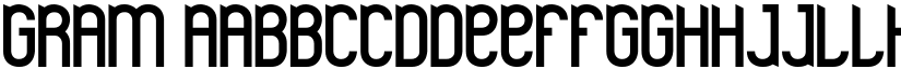 Gram font