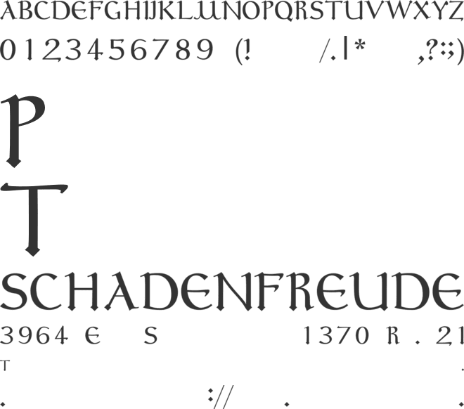 GFS Ambrosia font preview