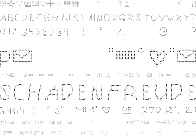Funky Fuji font preview