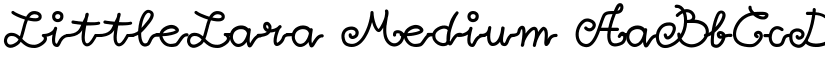 LittleLara Medium font