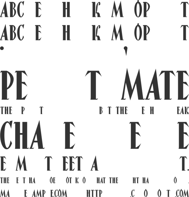 Narbut Narrow Contrast font preview