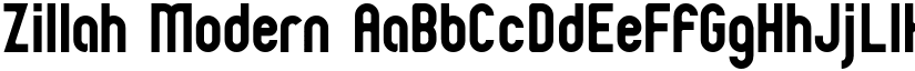 Zillah Modern font