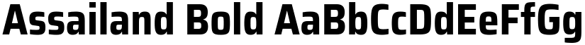 Assailand Bold font