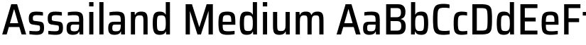 Assailand Medium font