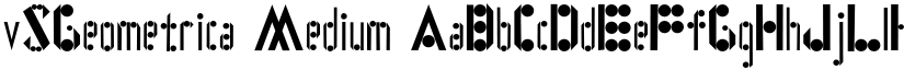 vSGeometrica Medium font