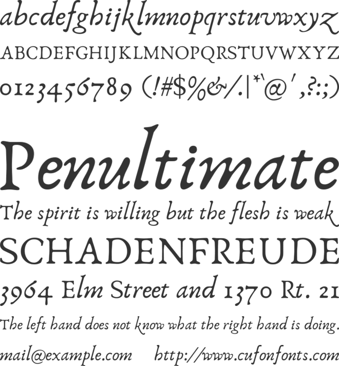 Anaktoria font preview