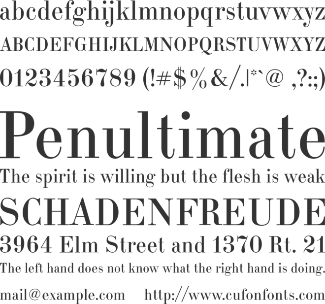 Elisabethische font preview