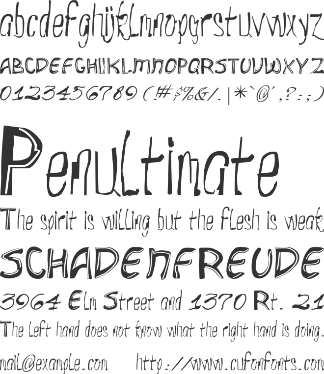 Valiere-4 font preview