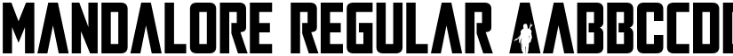 Mandalore Regular font