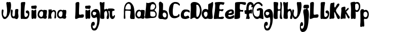 Juliana Light font