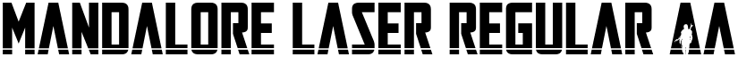 Mandalore Laser Regular font