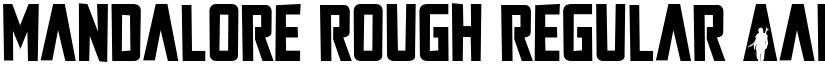Mandalore Rough Regular font