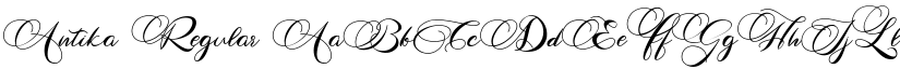 Antika Regular font