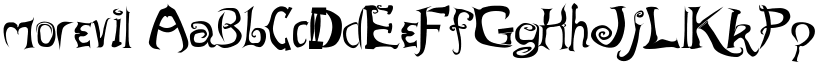 morevil font
