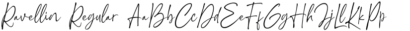 Ravellin Regular font