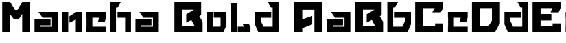 Mancha font download