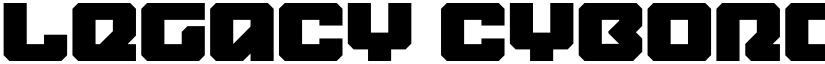 Legacy Cyborg Regular font