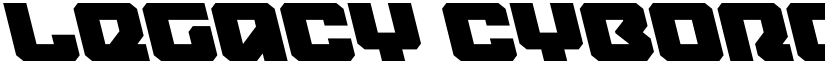 Legacy Cyborg Leftalic Regular font