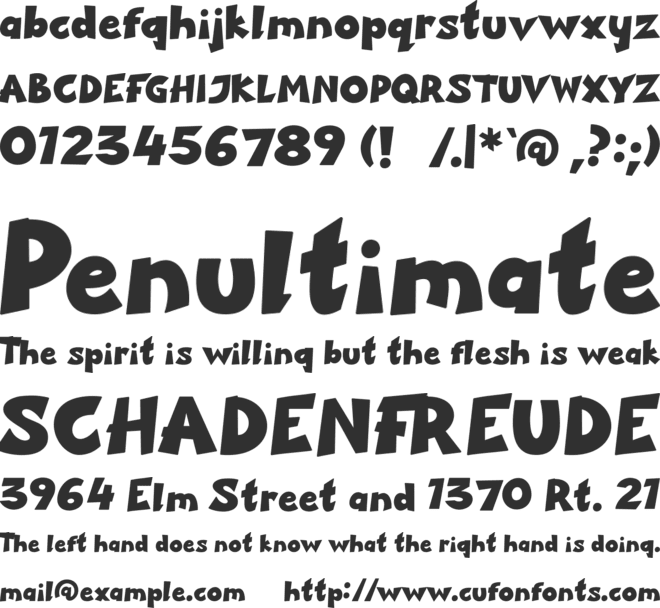 Stockly font preview