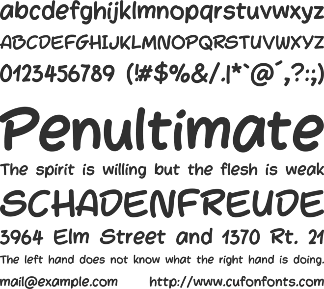 Mulled Wine Season font preview