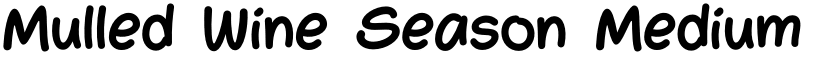 Mulled Wine Season Medium font