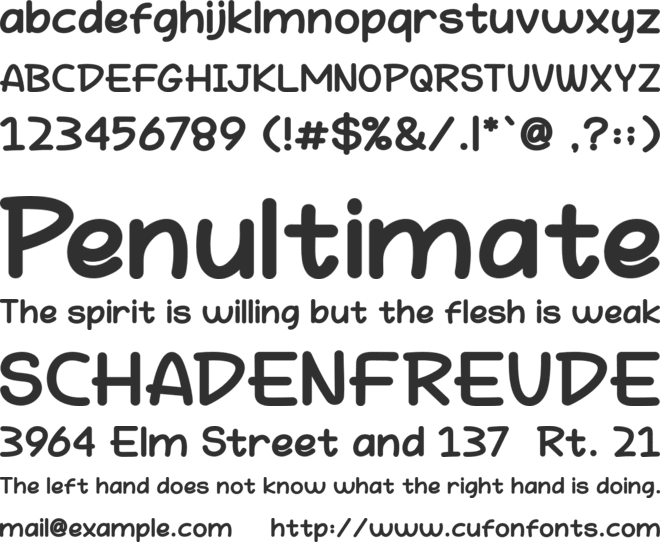 Hey Fun font preview
