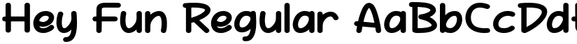 Hey Fun Regular font