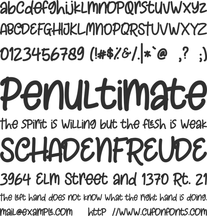 Club Style font preview