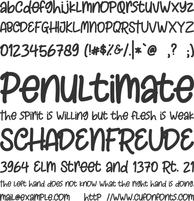 Club Style font preview