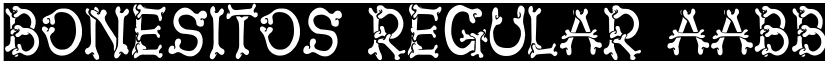 Bonesitos Regular font