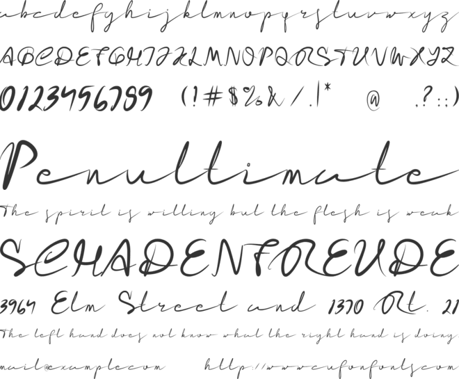 ResscuDoffcu font preview