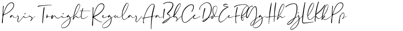 Paris Tonight Regular font