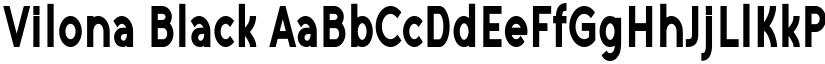 Vilona Black font