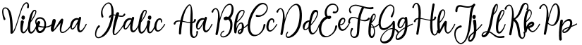 Vilona Italic font