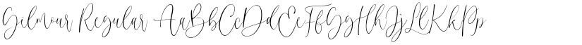 Gilmour Regular font