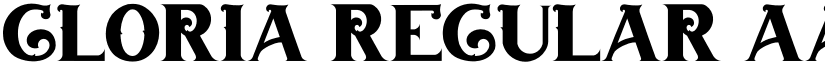 Gloria Regular font